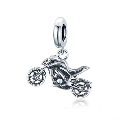 Jzora Cool Sport Motorbike Sterling Silver Charm