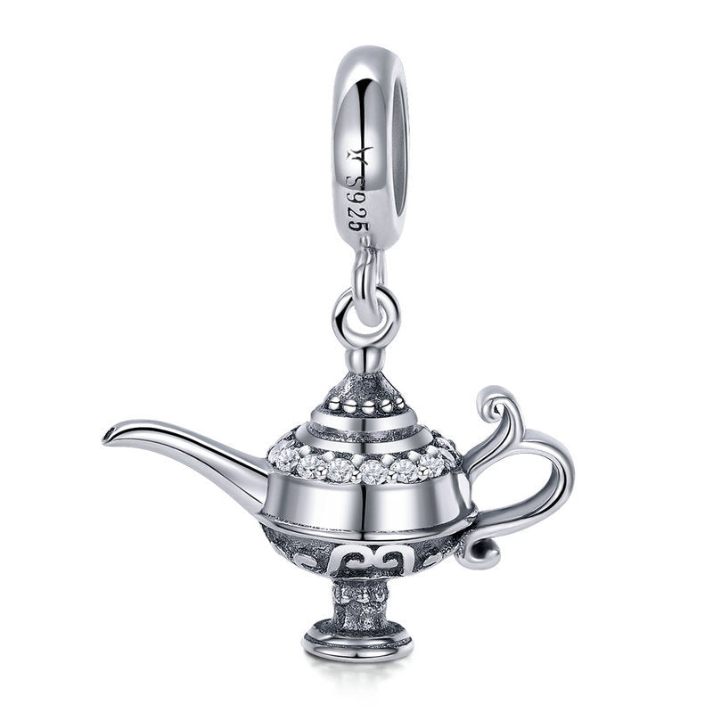 Jzora Mystic Aladdin's Lamp Sterling Silver Charm