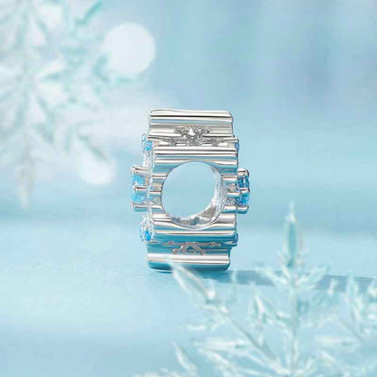 Jzora Handmade Winter Snowflak Sterling Silver Charms