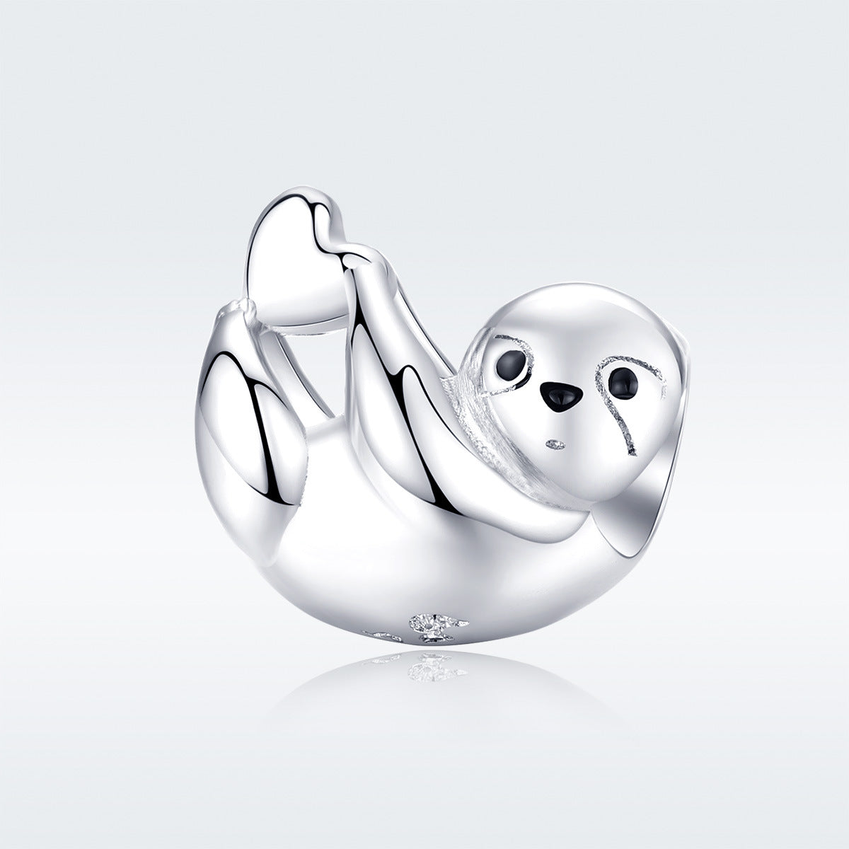 Jzora Little Sloth Cute Animal Sterling Silver Charm