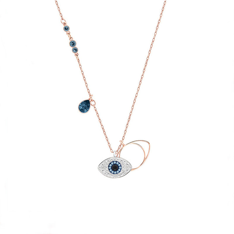 Jzora handmade Devil's eye alloy necklace