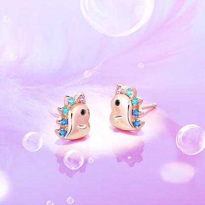 Jzora handmade lovely animals sterling silver earrings