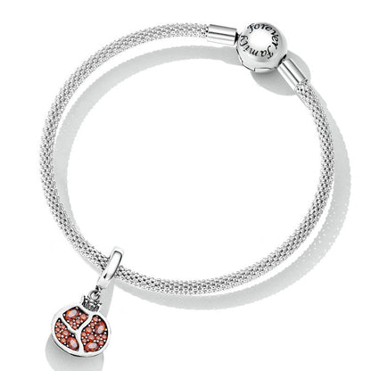 Jzora Delicate Pomegranate Fruit Sterling Silver Charm