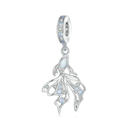 Jzora Fantasy Ocean Spirit Fish Sterling Silver Charm