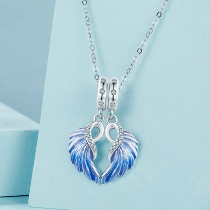 Jzora Gradient Animal Blue Wing Sterling Silver Charm