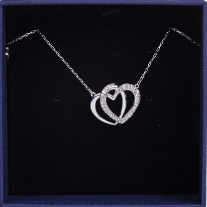 Jzora handmade Heart-to-Heart alloy necklace